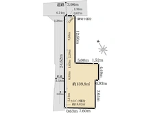 【東京都/新宿区天神町】新宿区天神町売地 区画図