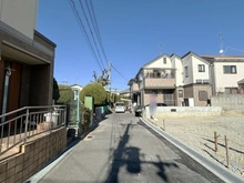 【大阪府/豊中市上野西】豊中市上野西3丁目　売土地 A号地 前面道路