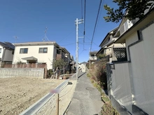 【大阪府/豊中市上野西】豊中市上野西3丁目 売土地 C号地 前面道路