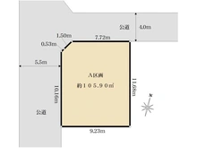 【東京都/練馬区東大泉】練馬区東大泉3丁目 売地 A区画 区画図