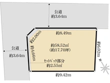 【東京都/文京区千石】文京区千石1丁目　売地 区画図