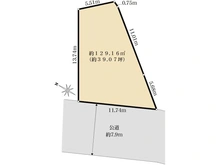 【東京都/北区西ケ原】北区西ヶ原4丁目売地 区画図