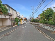 【神奈川県/横浜市青葉区市ケ尾町】横浜市青葉区市ケ尾町　売地 前面道路