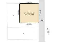 【東京都/日野市大坂上】日野市大坂上第3期　1区画 区画図