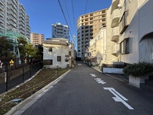 【東京都/文京区本駒込】本駒込4丁目売地 前面道路