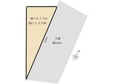 【東京都/文京区本駒込】文京区本駒込4丁目売地 区画図