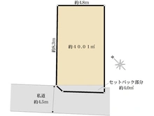 【東京都/北区岸町】北区岸町2丁目売地 区画図