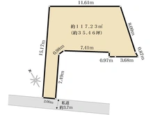 【東京都/豊島区駒込】豊島区駒込七丁目　土地 区画図