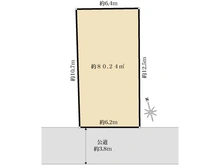 【東京都/豊島区池袋】豊島区池袋一丁目売地 区画図