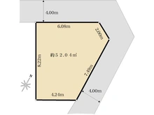 【東京都/文京区千駄木】文京区千駄木5丁目　売地 区画図