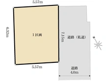 【東京都/豊島区高田】豊島区高田一丁目売地 区画図
