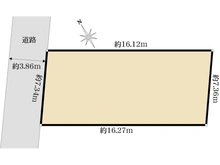 【東京都/世田谷区代田】世田谷区代田1丁目土地 区画図