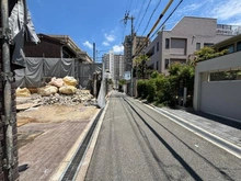 【大阪府/大阪市天王寺区北山町】大阪市天王寺区北山町　土地 前面道路