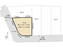 【東京都/大田区鵜の木】大田区鵜の木一丁目土地no.2 区画図