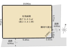 【東京都/大田区西蒲田】大田区西蒲田二丁目 区画図