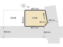 【東京都/大田区上池台】大田区上池台三丁目建築条件付土地A区画 区画図
