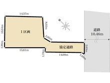 【東京都/大田区上池台】大田区上池台4丁目売地 区画図