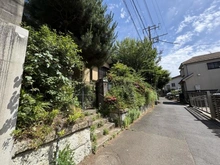 【東京都/大田区東雪谷】大田区東雪谷5丁目土地　1区画 現地（古家あり）：全２区画、手前側