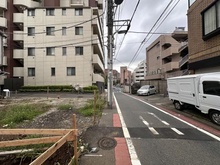【東京都/品川区中延】品川区中延6丁目 建築条件付き売地 前面道路