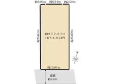 【愛知県/名古屋市瑞穂区東栄町】東栄町8丁目売地 区画図