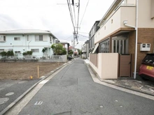 【神奈川県/横浜市神奈川区松ケ丘】神奈川区松ヶ丘　売地 前面道路