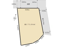 【神奈川県/横浜市神奈川区松ケ丘】神奈川区松ヶ丘　売地 区画図
