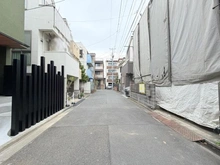 【東京都/新宿区南榎町】新宿区南榎町　建築条件付売地 前面道路
