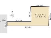 【東京都/練馬区春日町】練馬区春日町2丁目　売地 区画図