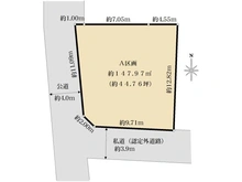 【東京都/練馬区春日町】練馬区春日町4丁目　売地 区画図