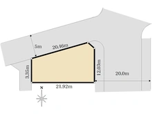 【東京都/足立区綾瀬】足立区綾瀬土地 区画図