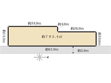 【京都府/京都市伏見区毛利町】伏見区毛利町　事業用地 区画図