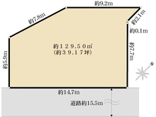 【兵庫県/西宮市老松町】西宮市老松町　売土地 区画図