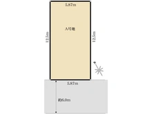 【兵庫県/神戸市長田区神楽町】神戸市長田区神楽町3丁目　売土地 区画図