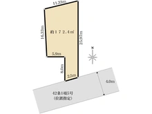 【兵庫県/神戸市垂水区舞子坂】神戸市垂水区舞子坂二丁目 土地 区画図