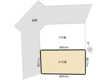【東京都/江東区東砂】江東区東砂3丁目　土地　B号棟 区画図