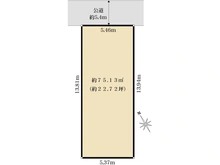 【東京都/江東区北砂】北砂4丁目／借地権付売地 区画図