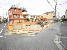 【神奈川県/川崎市幸区小倉】幸区小倉二丁目 土地 (2) 現地:全3区画:中央が該当部分