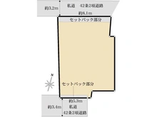 【東京都/港区白金台】港区白金台4丁目売地 区画図