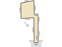 【東京都/品川区荏原】品川区荏原2丁目　売地 区画図
