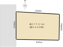 【大阪府/大阪市福島区吉野】大阪市福島区吉野四丁目　土地 区画図