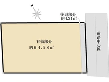 【東京都/江東区亀戸】江東区亀戸3丁目 土地 区画図