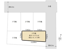 【東京都/江戸川区大杉】江戸川区大杉4丁目土地 4号地 区画図