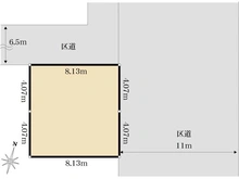 【東京都/葛飾区金町】葛飾区金町1丁目売地 区画図