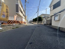 【兵庫県/尼崎市塚口町】尼崎市塚口町4丁目　売土地　建築条件なし 前面道路