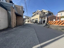 【兵庫県/尼崎市塚口町】尼崎市塚口町4丁目　売土地　建築条件なし 前面道路