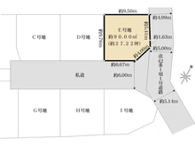 【兵庫県/尼崎市田能】尼崎市田能4丁目 E号地 区画図