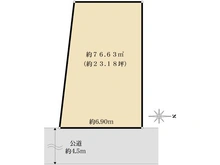 【兵庫県/伊丹市南野北】伊丹市南野北6丁目土地 区画図