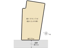 【兵庫県/伊丹市御願塚】伊丹市御願塚5丁目　売土地 区画図