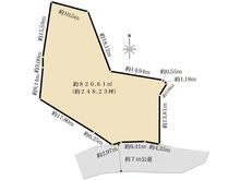 【千葉県/千葉市中央区亥鼻】千葉市中央区亥鼻2丁目　売地 区画図
