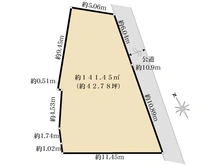 【千葉県/千葉市中央区市場町】千葉市中央区市場町　売地 区画図